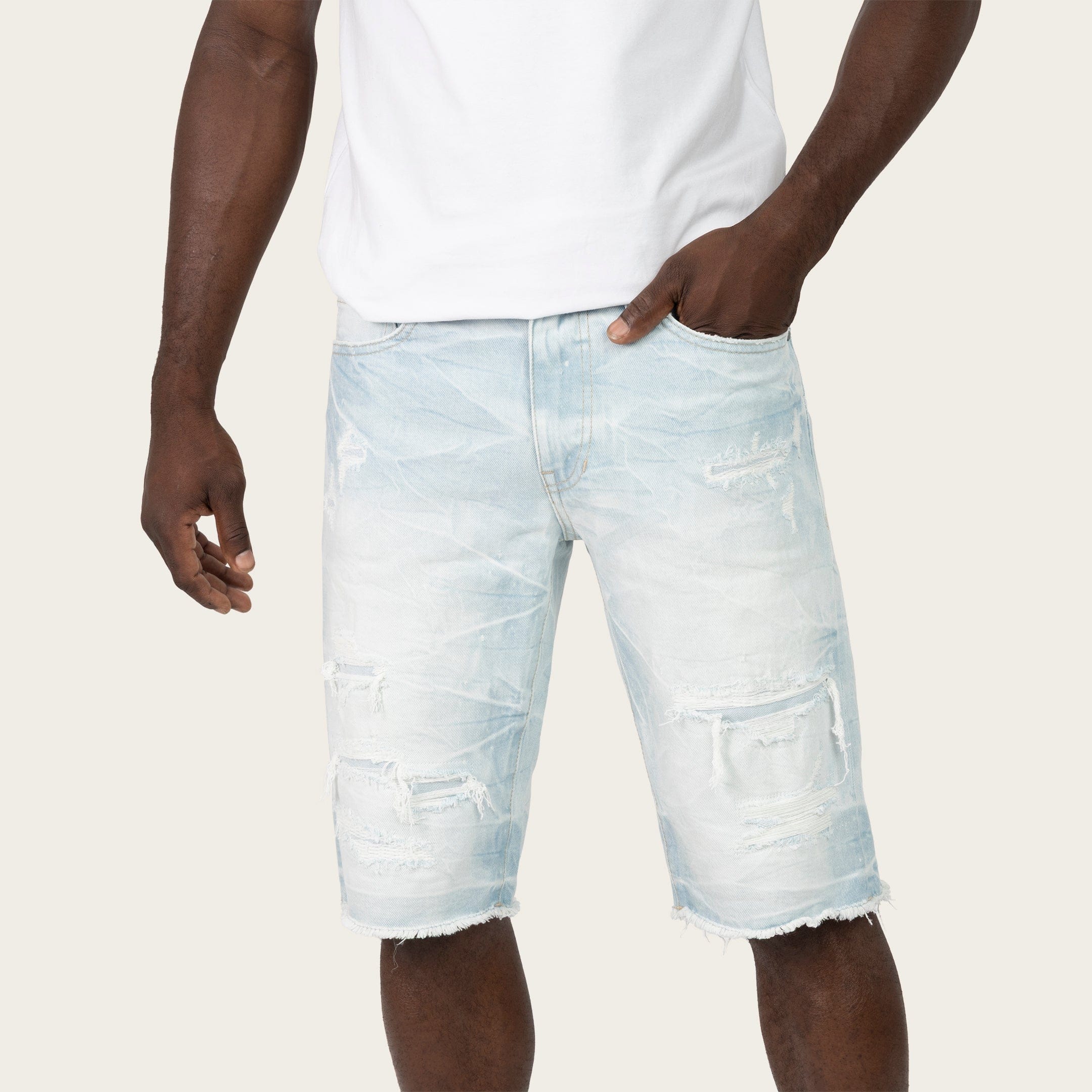 Smokerise Shorts SmokeRise Essential Peyton Blue Jean Shorts SmokeRise Essential Peyton Blue Jean Shorts