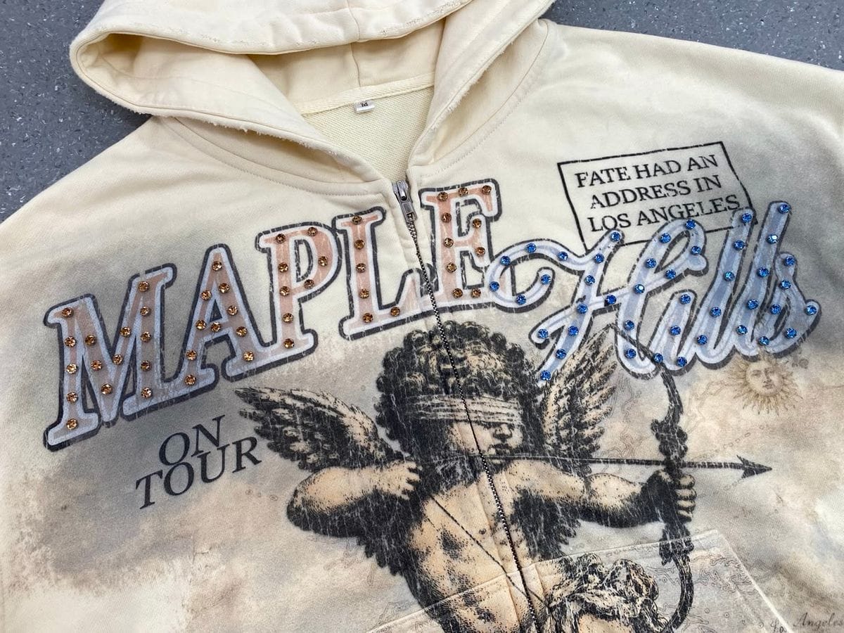 Space Ape Studios Hoodies BLIND ANGEL ZIP UP HOODIE BLIND ANGEL ZIP UP HOODIE