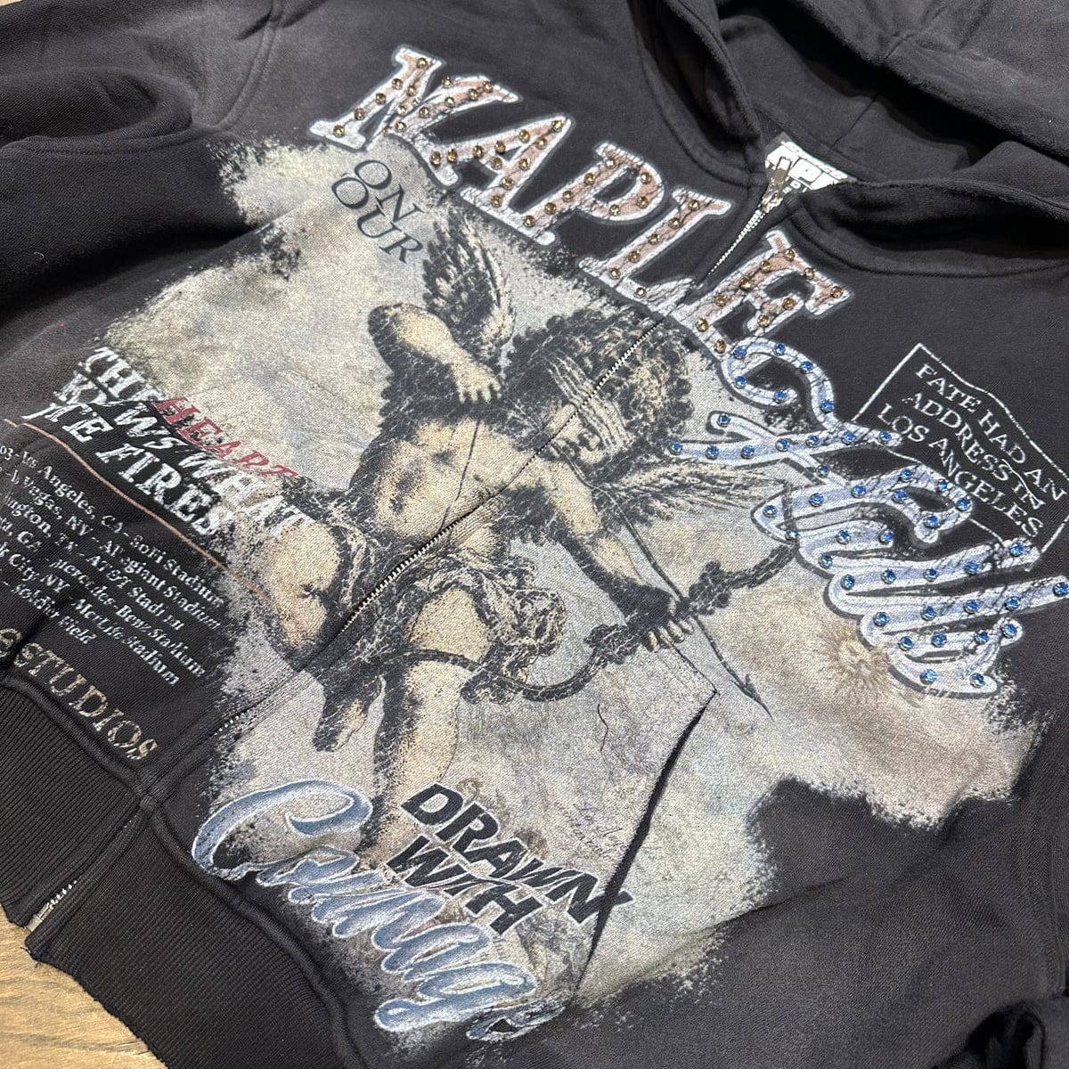 Space Ape Studios Hoodies BLIND ANGEL ZIP UP HOODIE BLIND ANGEL ZIP UP HOODIE