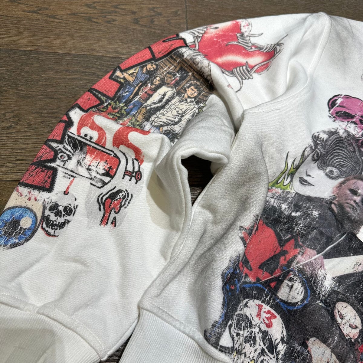 Space Ape Studios Friends Forever zip-up hoodie, front view showing the hoodie design and comfortable fit.