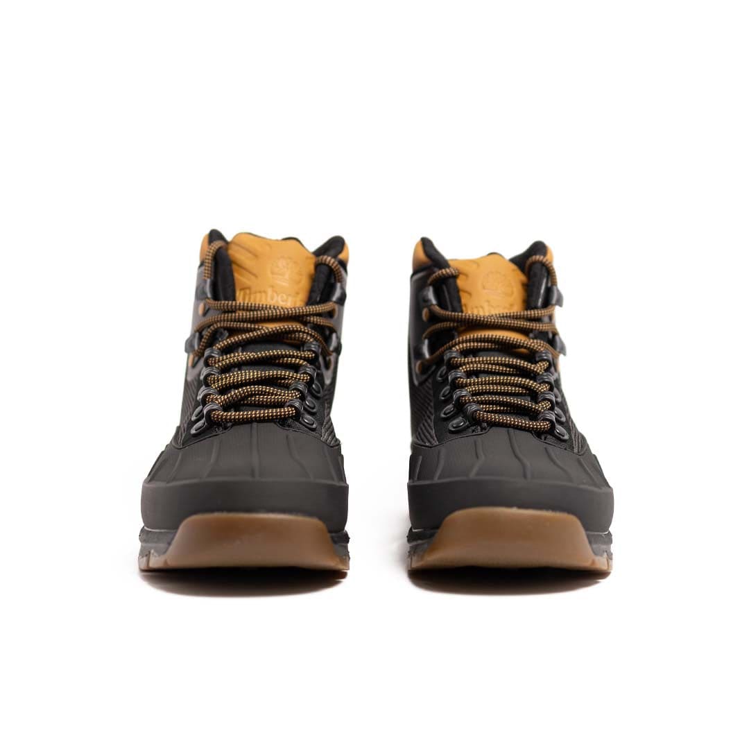 Timberland Boots Timberland Euro Hiker Shell Toe Jacquard Boot Black and Wheat Timberland Euro Hiker Shell Toe Jacquard Boot Black and Wheat