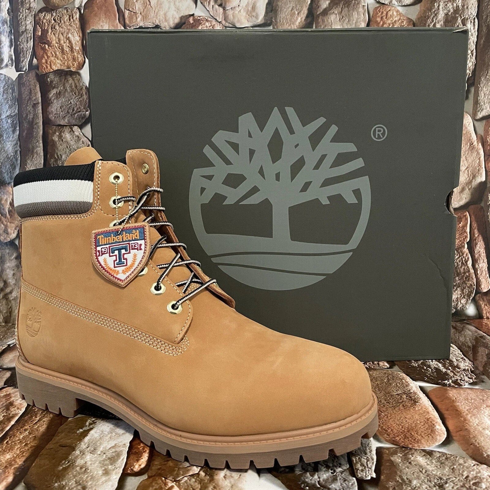 Timberland Boots Timberland Construction Heritage Edition High Top Boot Wheat Timberland Construction Heritage Edition High Top Boot Wheat