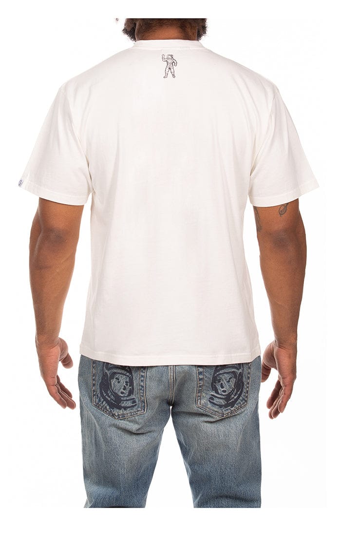 Premium Milano Billionaire Boys' Club Great Outdoors T-shirt with outdoor-themed graphic in black and white.