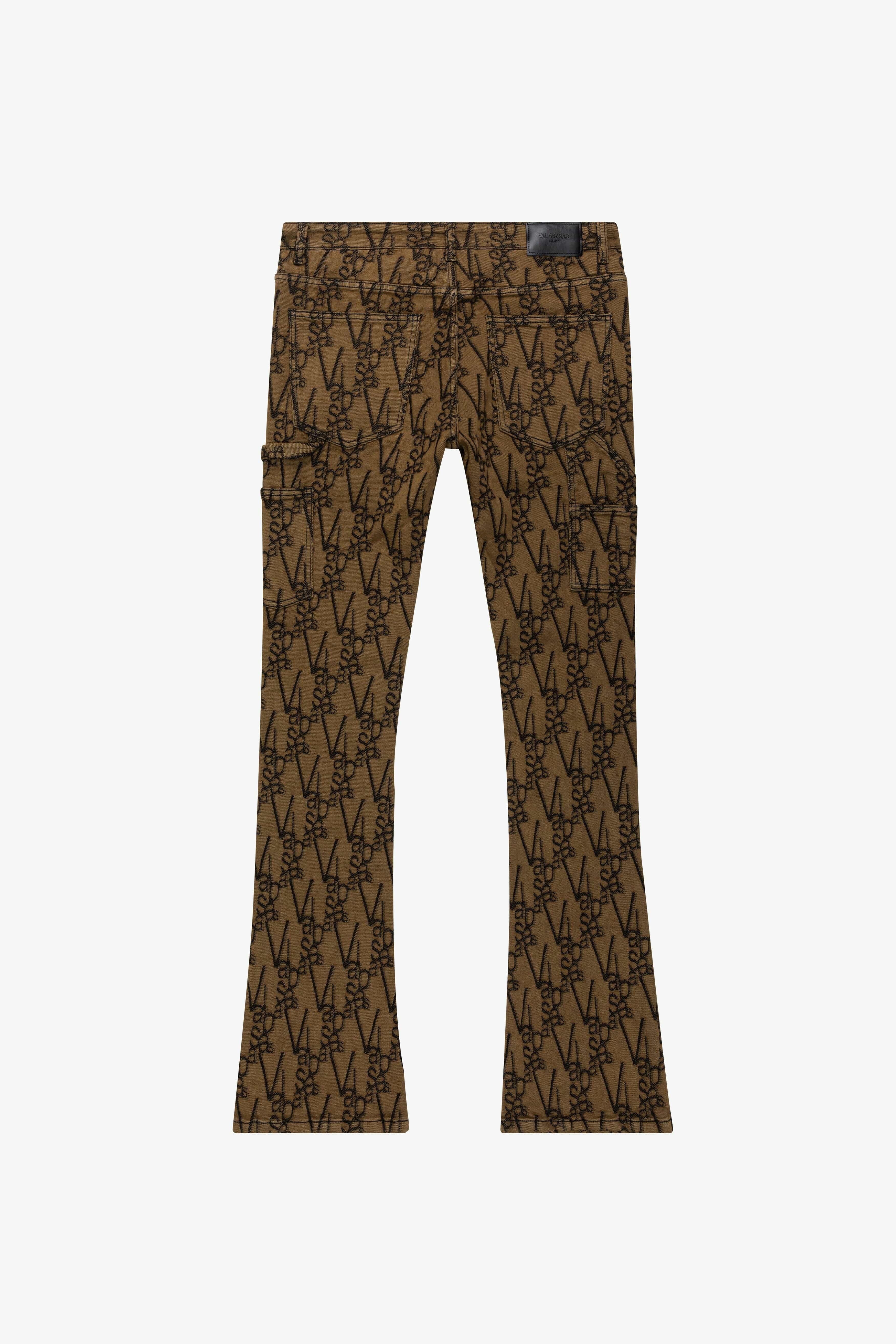 Valabasas Denim Valabasas “V-Scrawl” Stacked Flare Jean Valabasas “V-Scrawl” Stacked Flare Jean