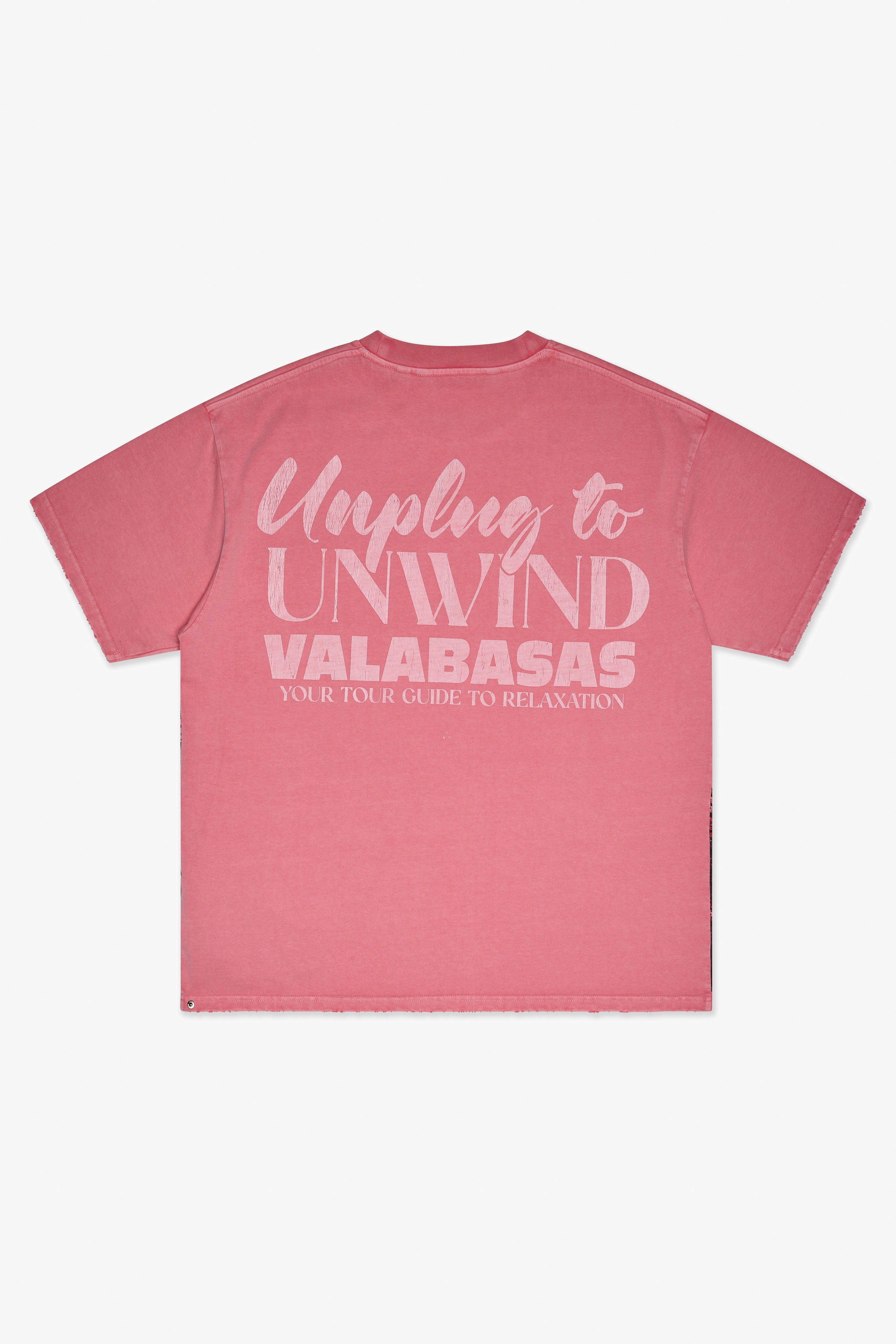 Valabasas T-Shirts Valabasas Relax Tee Pink Valabasas Relax Tee Pink