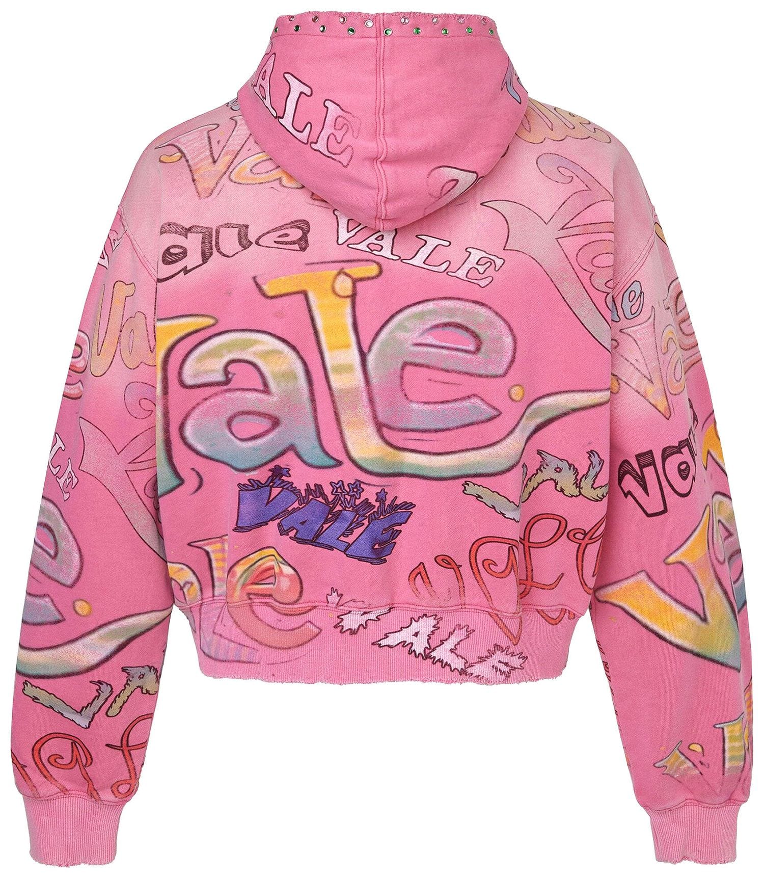 Vale Forever Bubblegum Zip Up Hoodie, pink casual hoodie with front zipper and hood, made by Vale.
