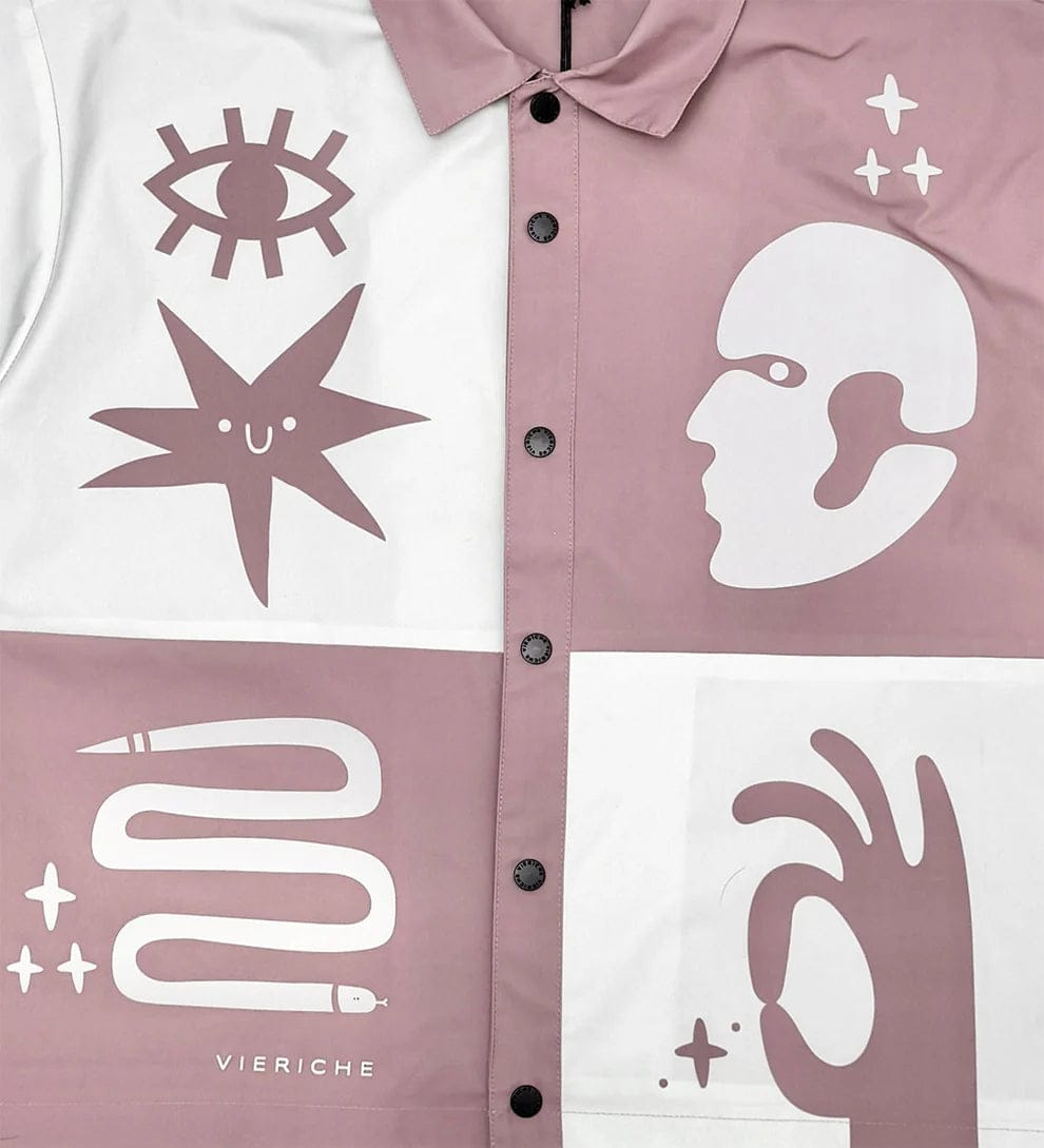 Vie+Richie Button Down Vie+Riche Paris Mauve Tribal Shirt Vie+Riche Paris Mauve Tribal Shirt