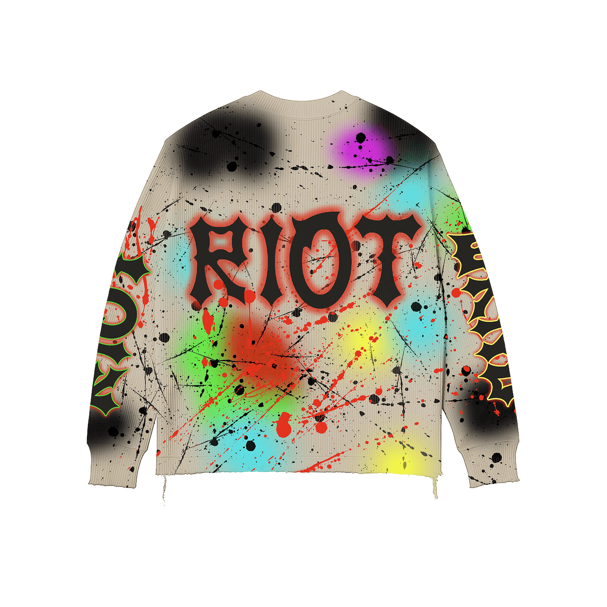 Wkndriot Sweatshirts Wkndriot ALL EYES ON ME KNITT SWEATER W/RHINESTONES Wkndriot ALL EYES ON ME KNITT SWEATER W/RHINESTONES